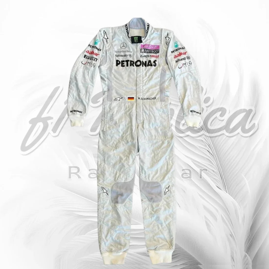 2011 Michael Schumacher Mercedes GP Petronas F1 Racing Suit Replica