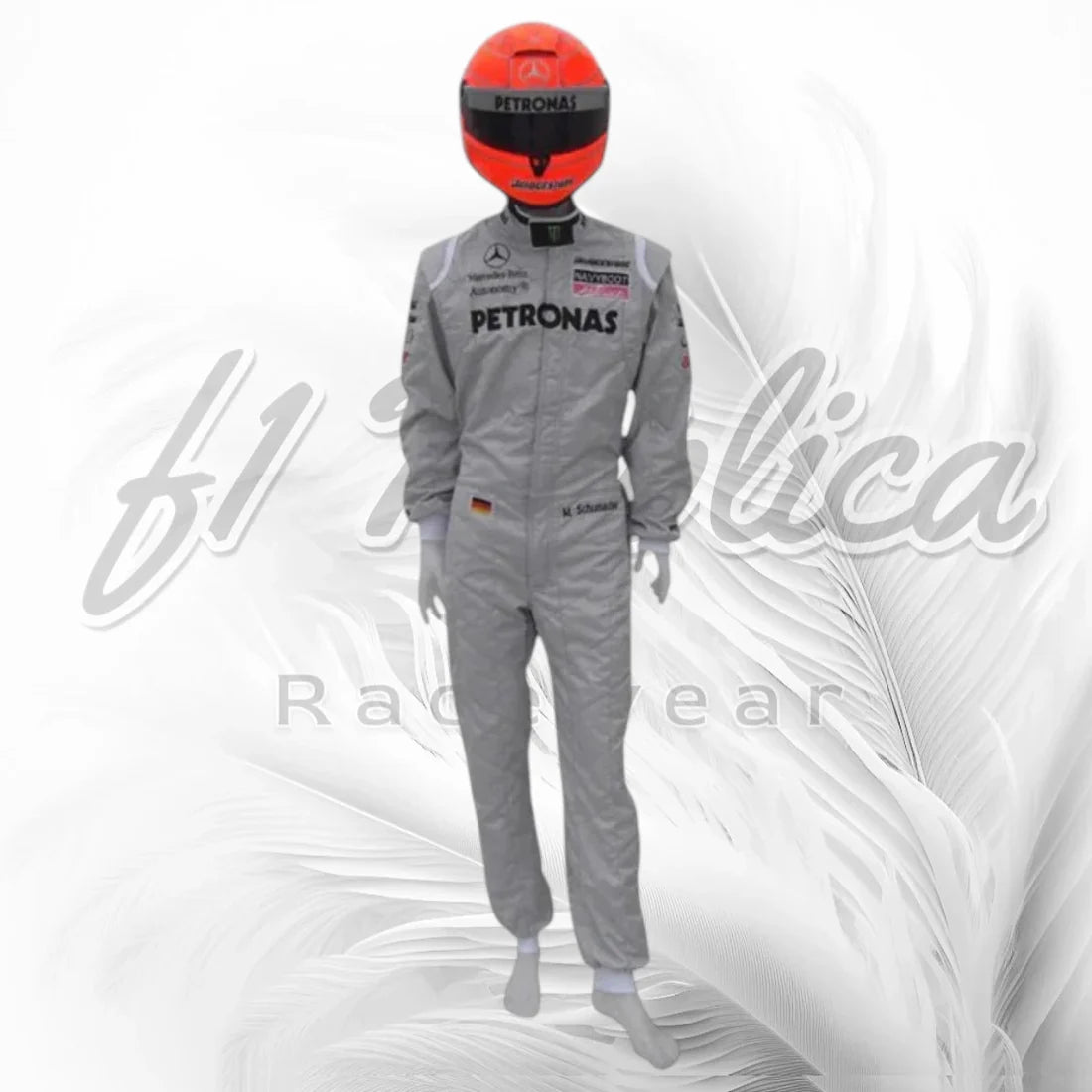 2010 Michael Schumacher Mercedes GP Petronas F1 Racing Suit Replica