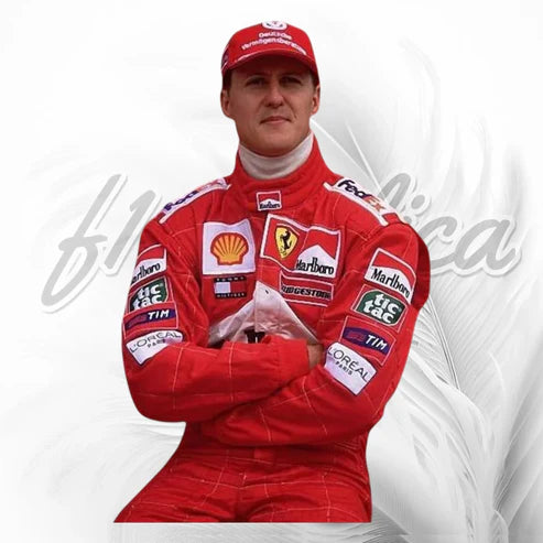 2002 Michael Schumacher Ferrari F2002 F1 Racing Suit Replica