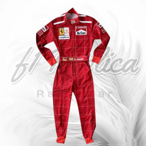 1998 Michael Schumacher Ferrari F300 F1 Racing Suit Replica