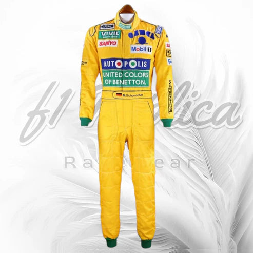 1994 Michael Schumacher Benetton Ford F1 Racing Suit Replica