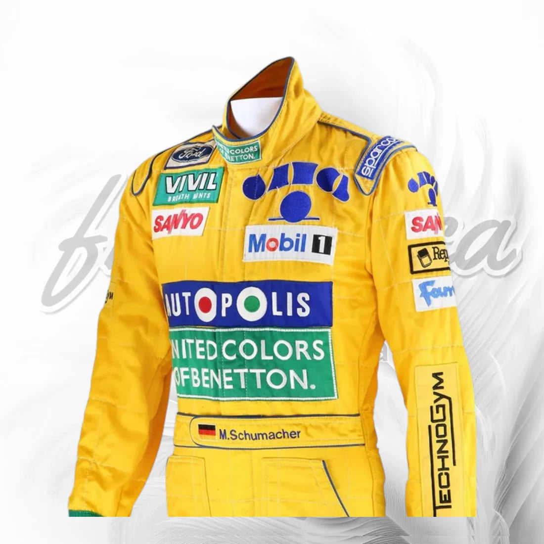 1994 Michael Schumacher Benetton Ford F1 Racing Suit Replica