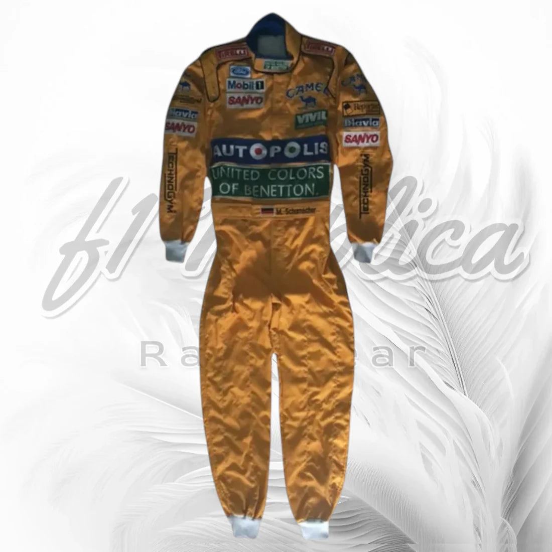 1992 Michael Schumacher Benetton Camel F1 Racing Suit Replica