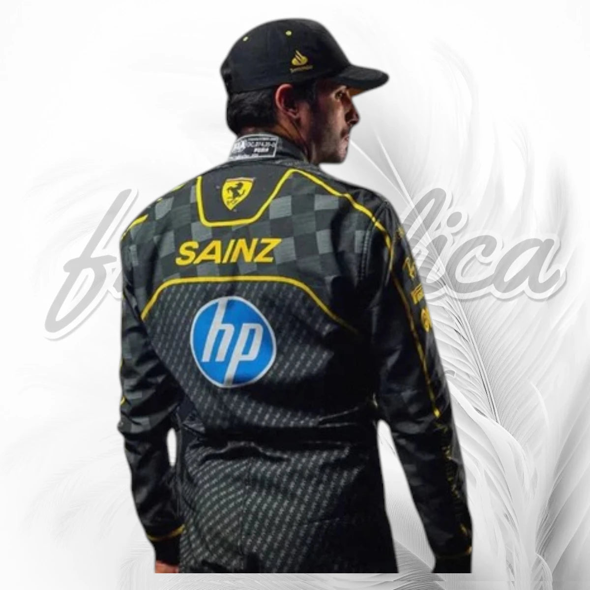 Carlos Sainz 2024 Italian Grand Prix Ferrari Special Edition F1 Racing Suit Replica