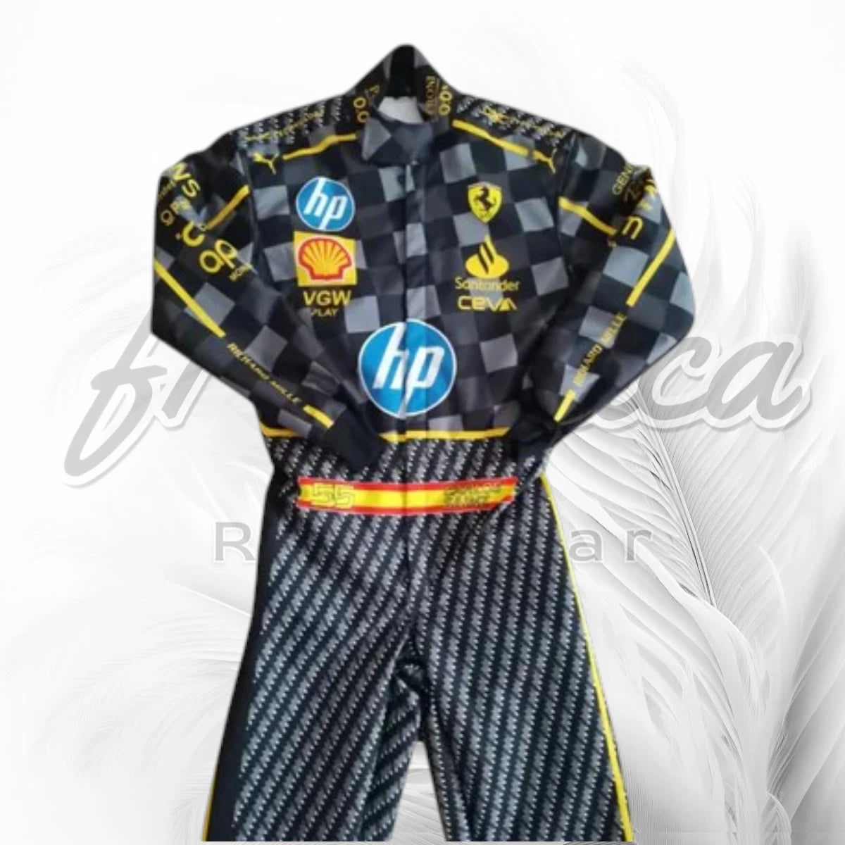 Carlos Sainz 2024 Italian Grand Prix Ferrari Special Edition F1 Racing Suit Replica