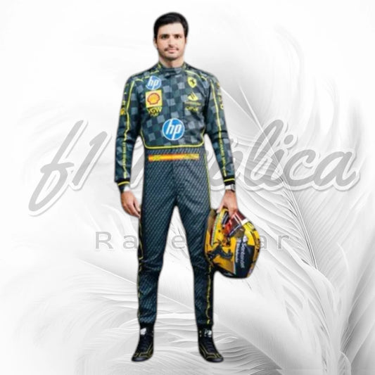 Carlos Sainz 2024 Italian Grand Prix Ferrari Special Edition F1 Racing Suit Replica