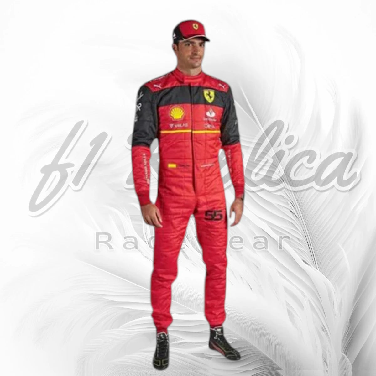 Carlos Sainz 2022 Scuderia Ferrari Formula 1 Racing Suit Replica