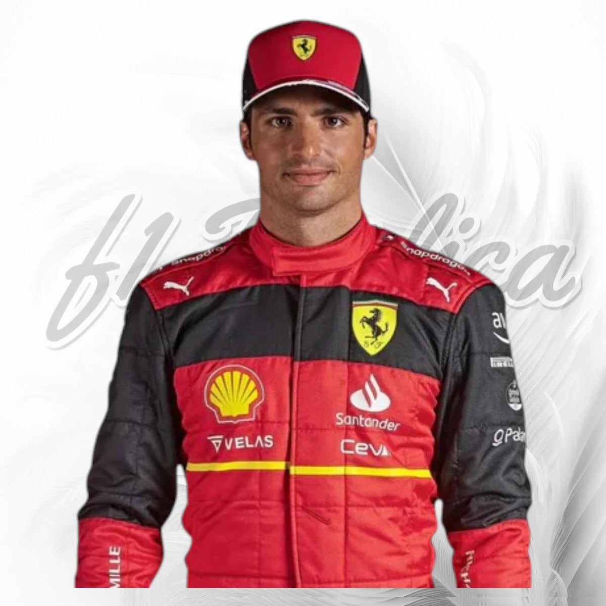 Carlos Sainz 2022 Scuderia Ferrari Formula 1 Racing Suit Replica