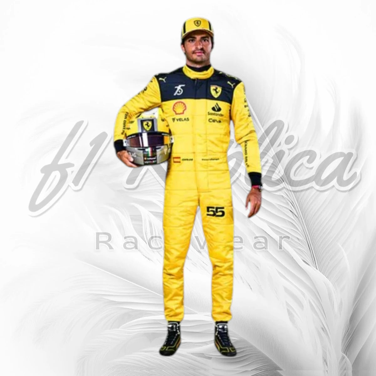 Carlos Sainz 2022 Ferrari 75th Anniversary Monza Special Edition  Racing Suit