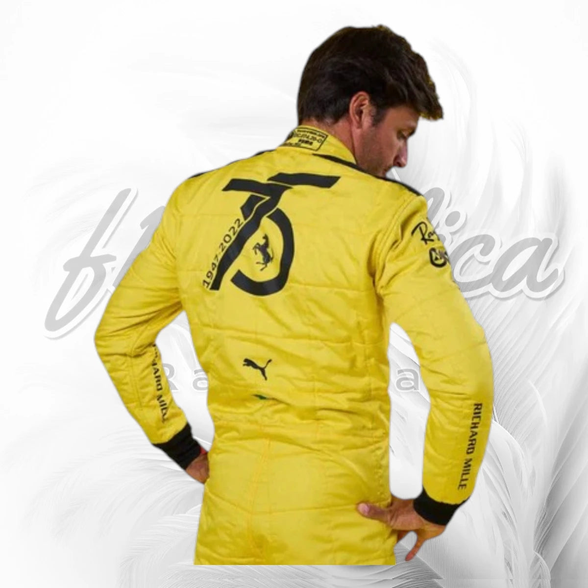Carlos Sainz 2022 Ferrari 75th Anniversary Monza Special Edition  Racing Suit