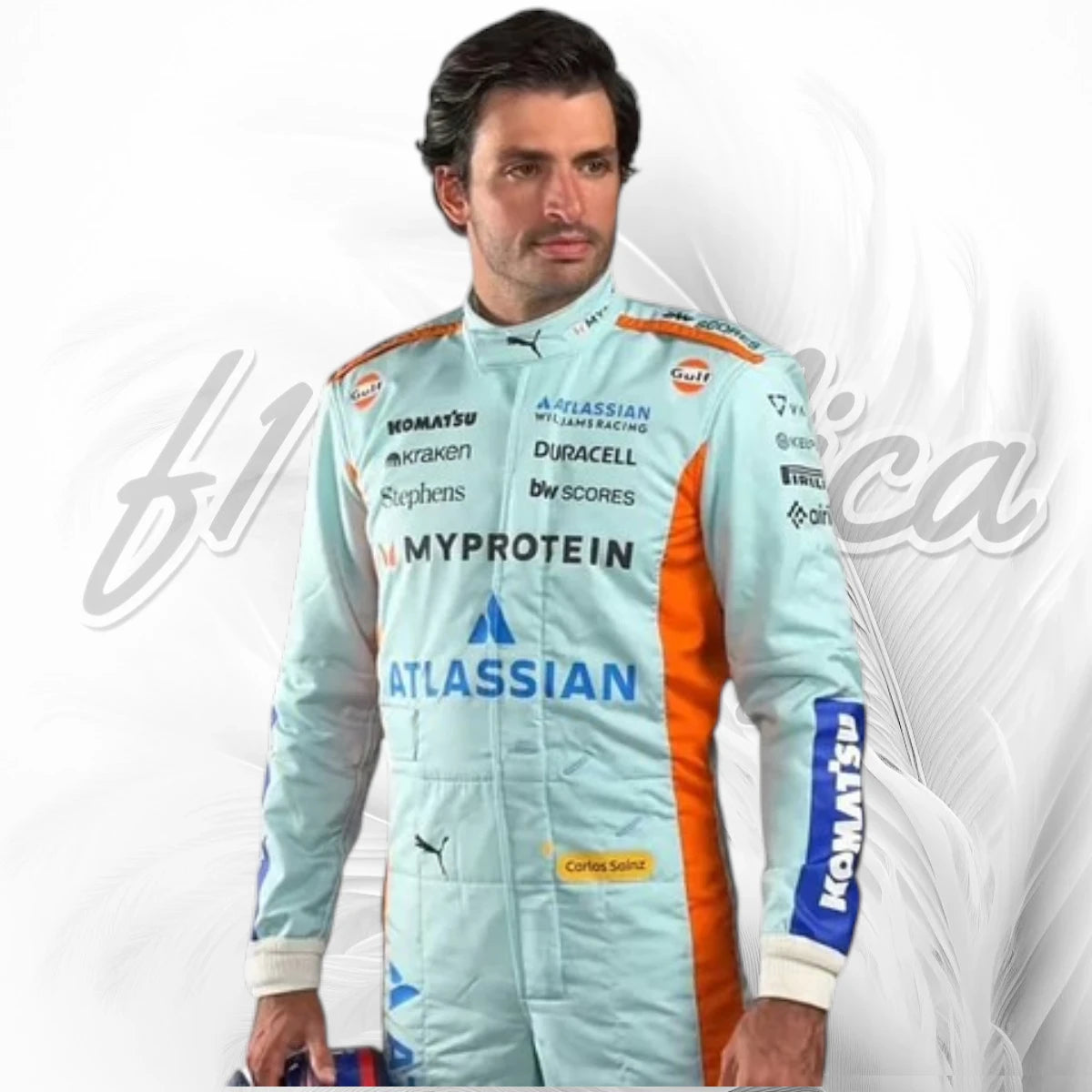Carlos Sainz Williams Racing São Paulo Grand Prix F1 Suit Replica 2025