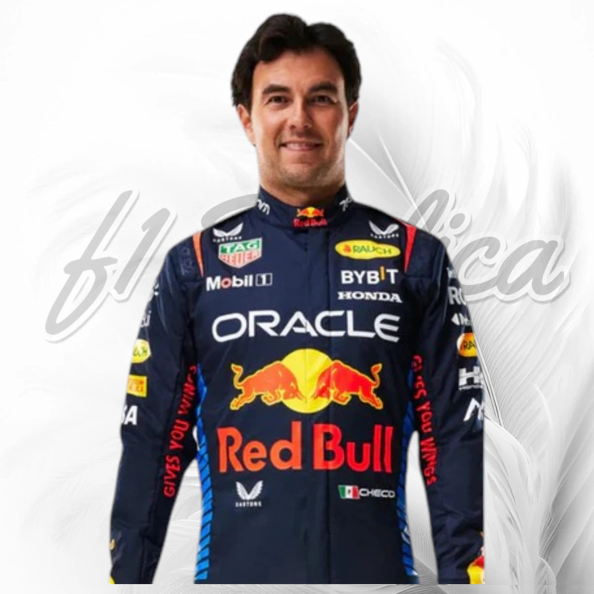 2024 Sergio Perez Oracle Red Bull Racing Formula 1 Racing Suit Replica