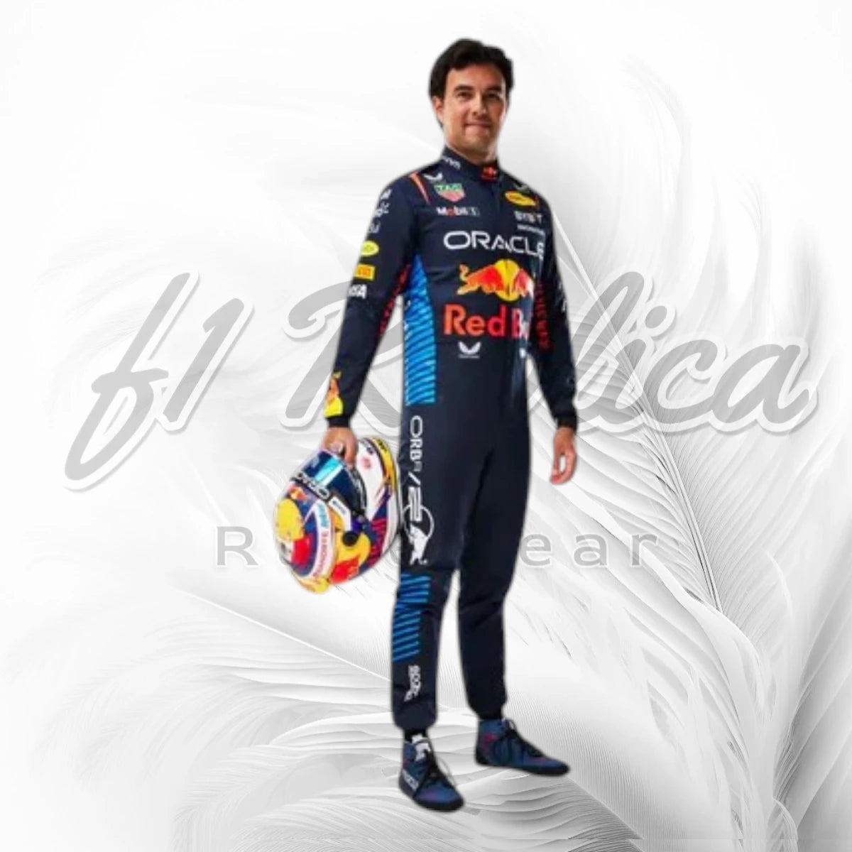 2024 Sergio Perez Oracle Red Bull Racing Formula 1 Racing Suit Replica