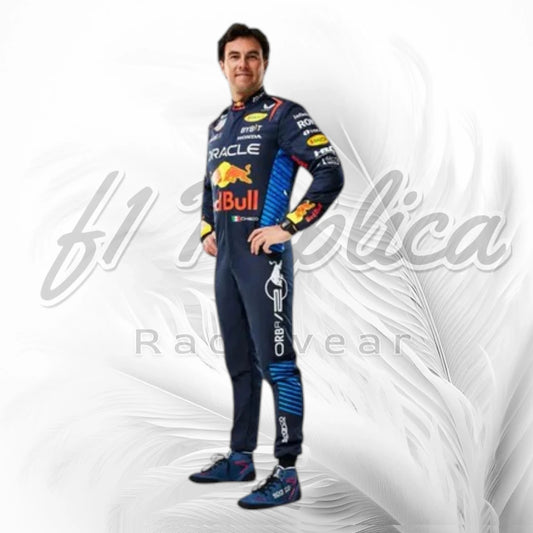 2024 Sergio Perez Oracle Red Bull Racing Formula 1 Racing Suit Replica
