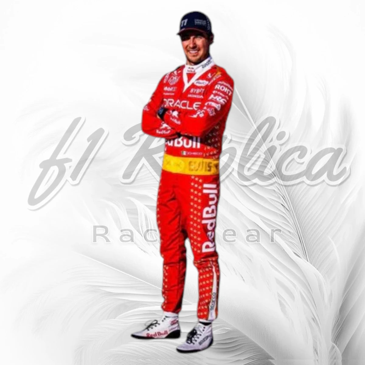 2023 Sergio Perez Las Vegas Grand Prix Special Edition Red Bull Racing Suit Replica
