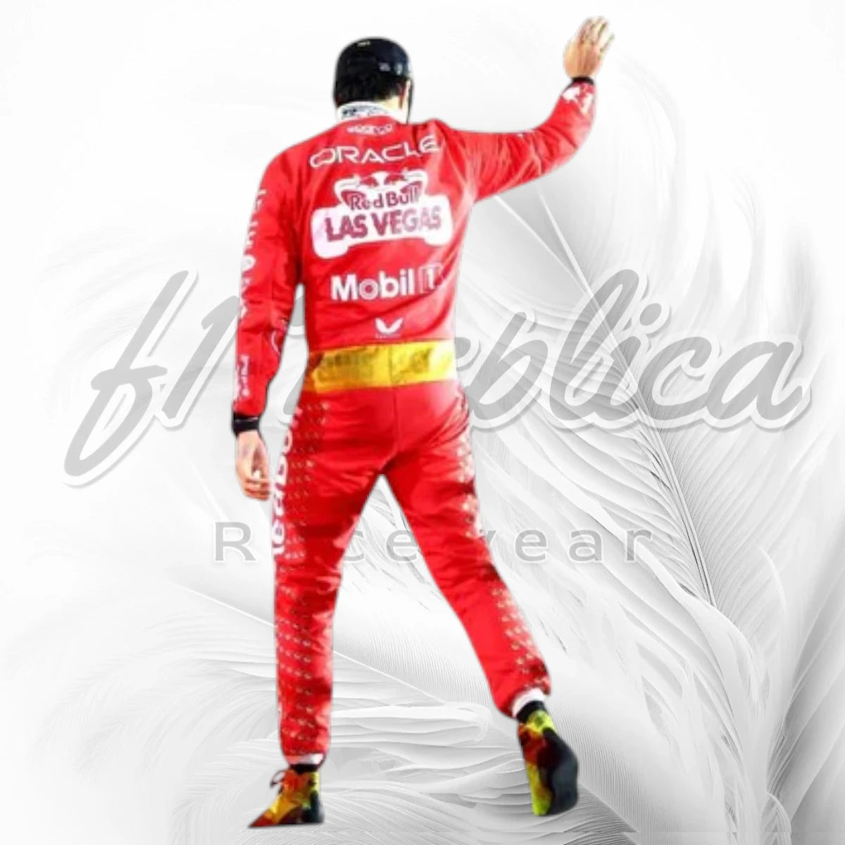 2023 Sergio Perez Las Vegas Grand Prix Special Edition Red Bull Racing Suit Replica