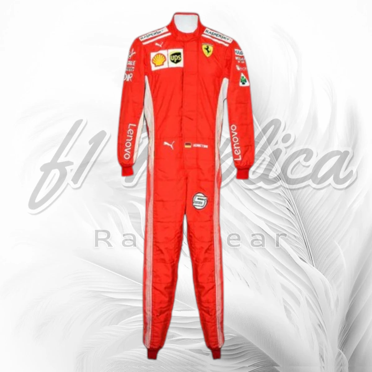 Sebastian Vettel Ferrari F1 Race Suit Replica 2018 Scuderia Ferrari Racing Suit