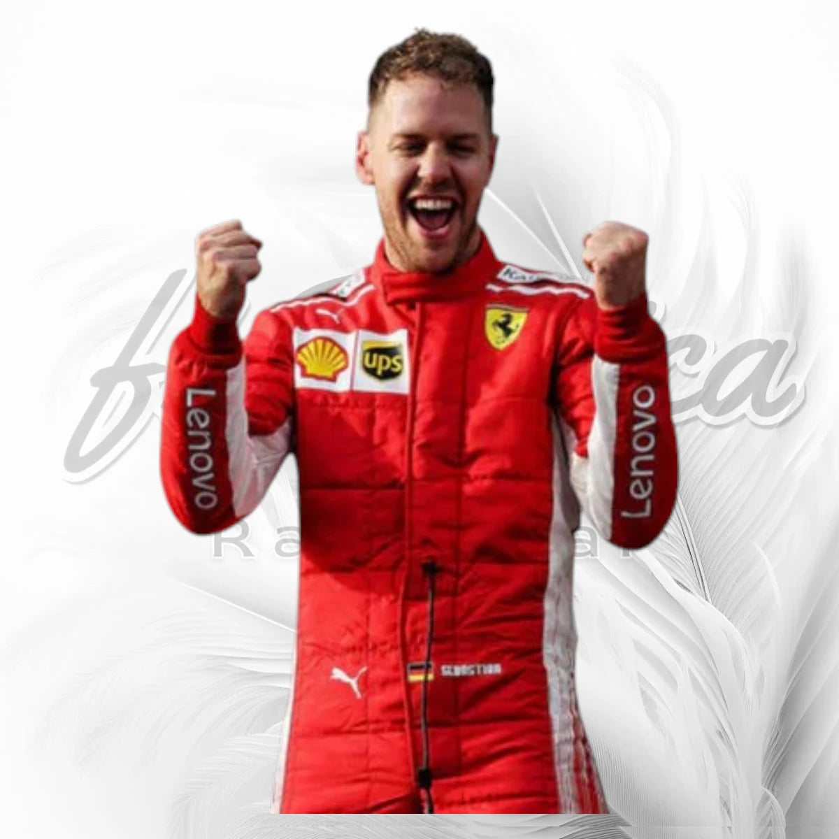 Sebastian Vettel Ferrari F1 Race Suit Replica 2018 Scuderia Ferrari Racing Suit