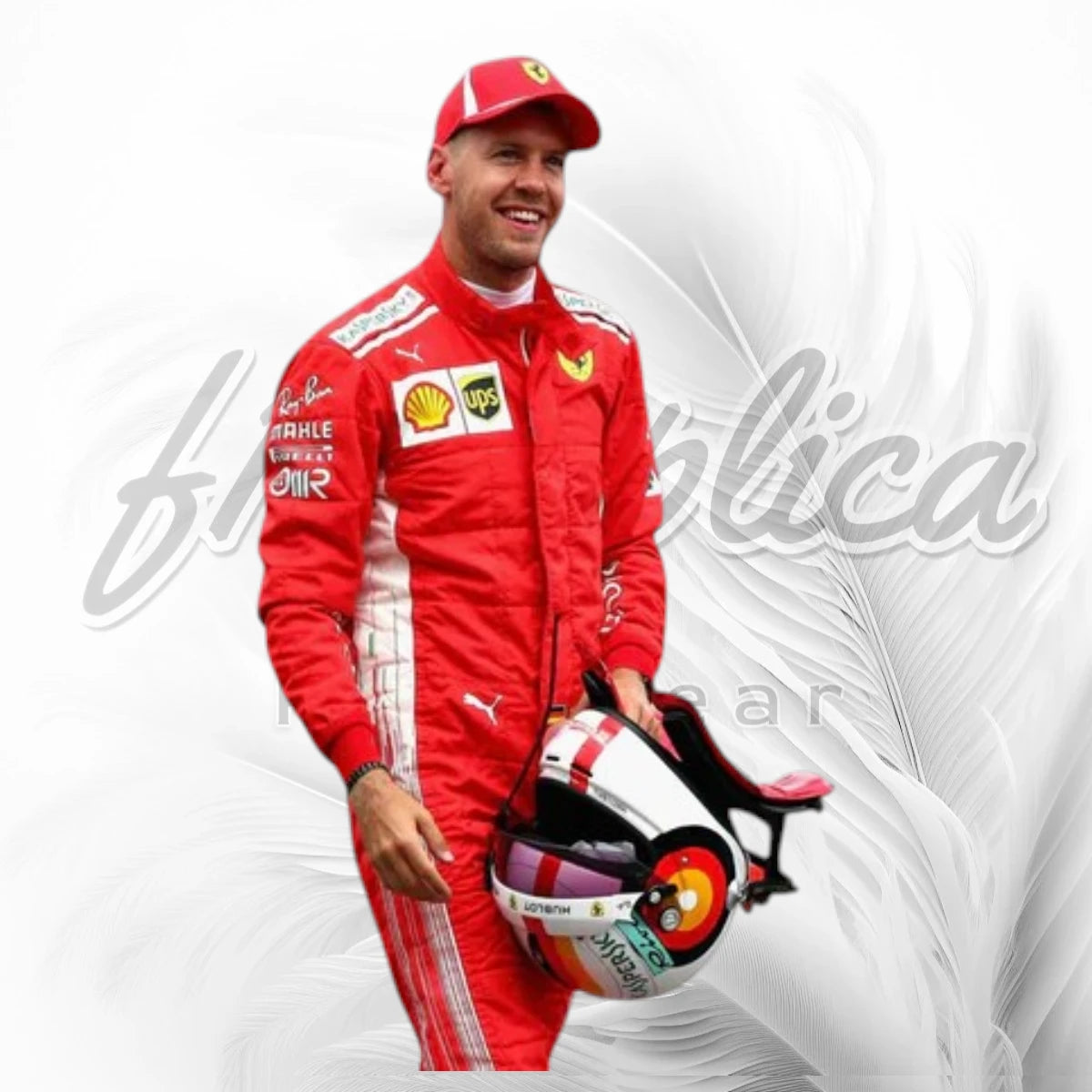 Sebastian Vettel Ferrari F1 Race Suit Replica 2018 Scuderia Ferrari Racing Suit