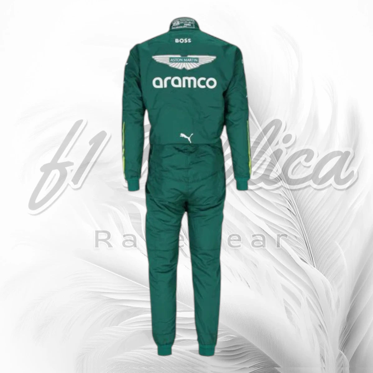Fernando Alonso Aston Martin Aramco F1 Race Suit Replica 2024 Racing Suit