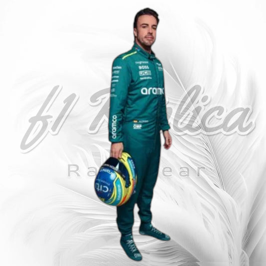 Fernando Alonso Aston Martin Aramco F1 Race Suit Replica 2024