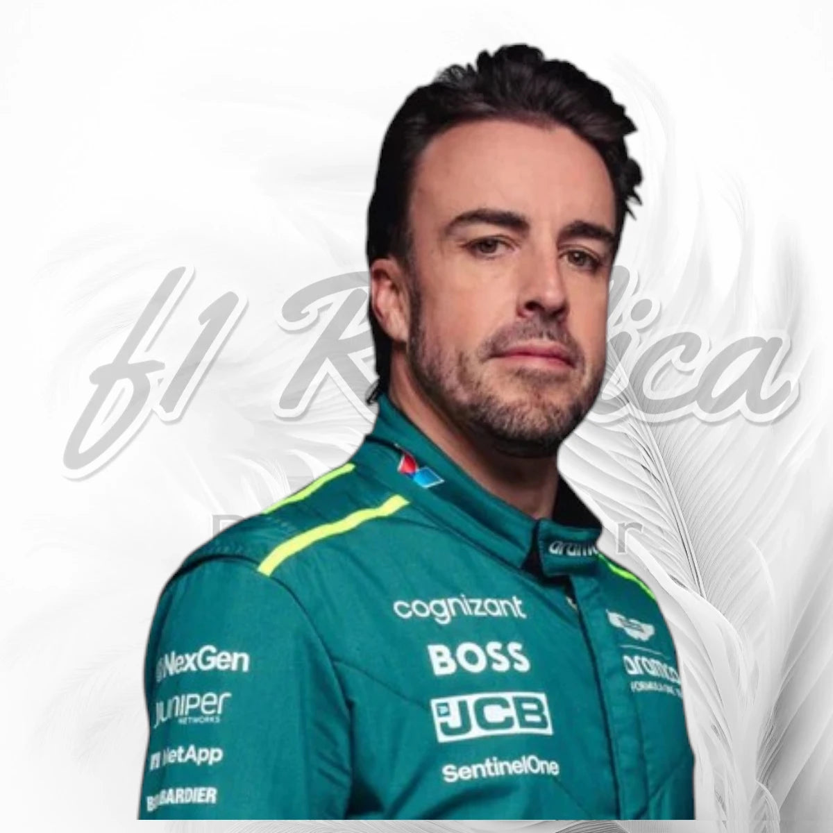 Fernando Alonso Aston Martin Aramco F1 Race Suit Replica 2024