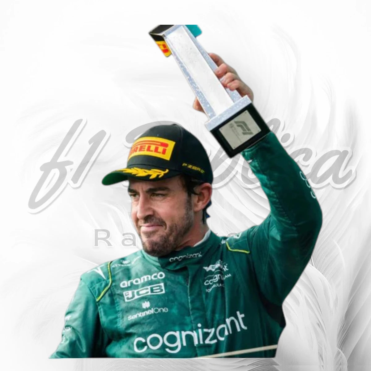 Fernando Alonso Aston Martin Aramco Cognizant F1 Race Suit Replica 2023