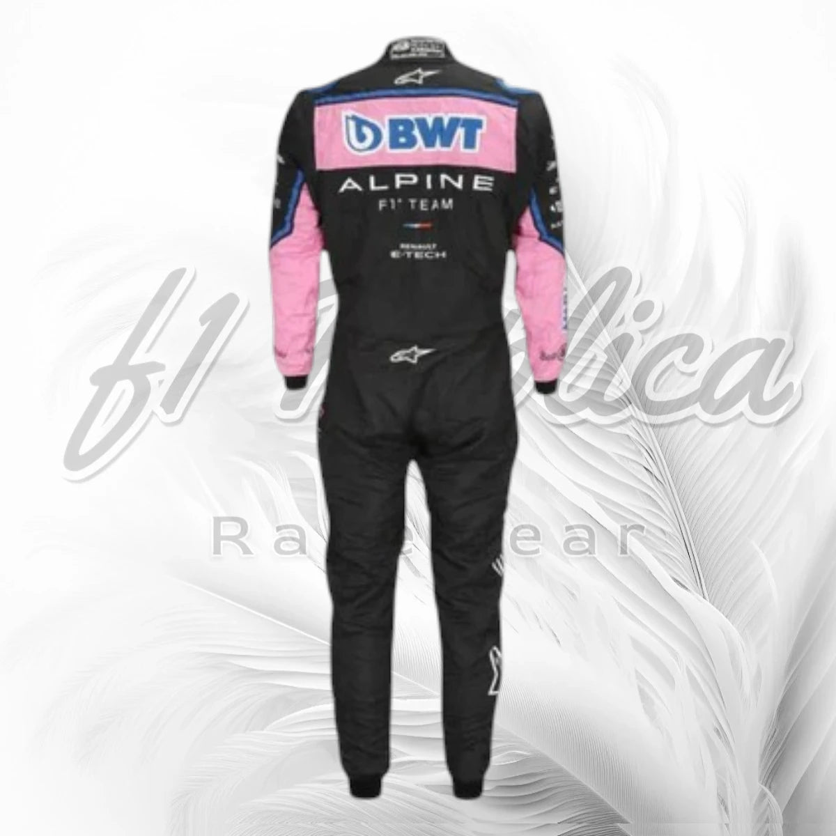Fernando Alonso BWT Alpine F1 Team Black Race Suit Replica 2022