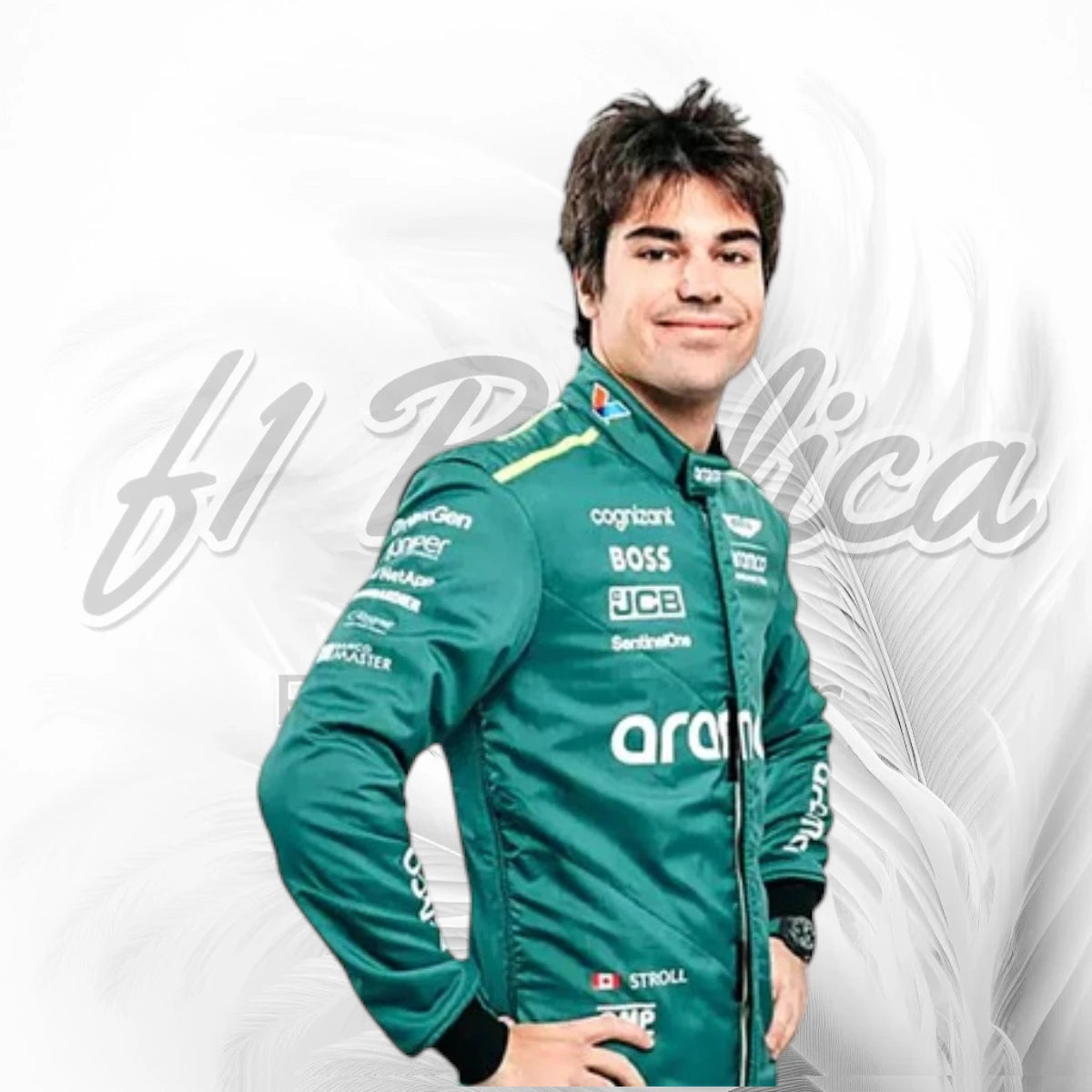 2024 Lance Stroll Aston Martin Aramco F1 Racing Suit Replica