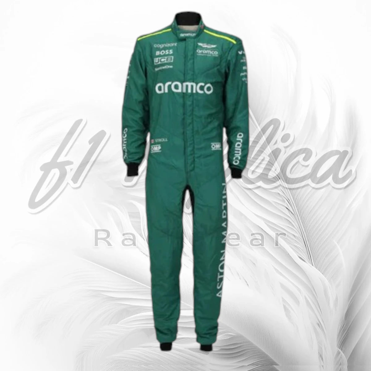 2024 Lance Stroll Aston Martin Aramco F1 Racing Suit Replica