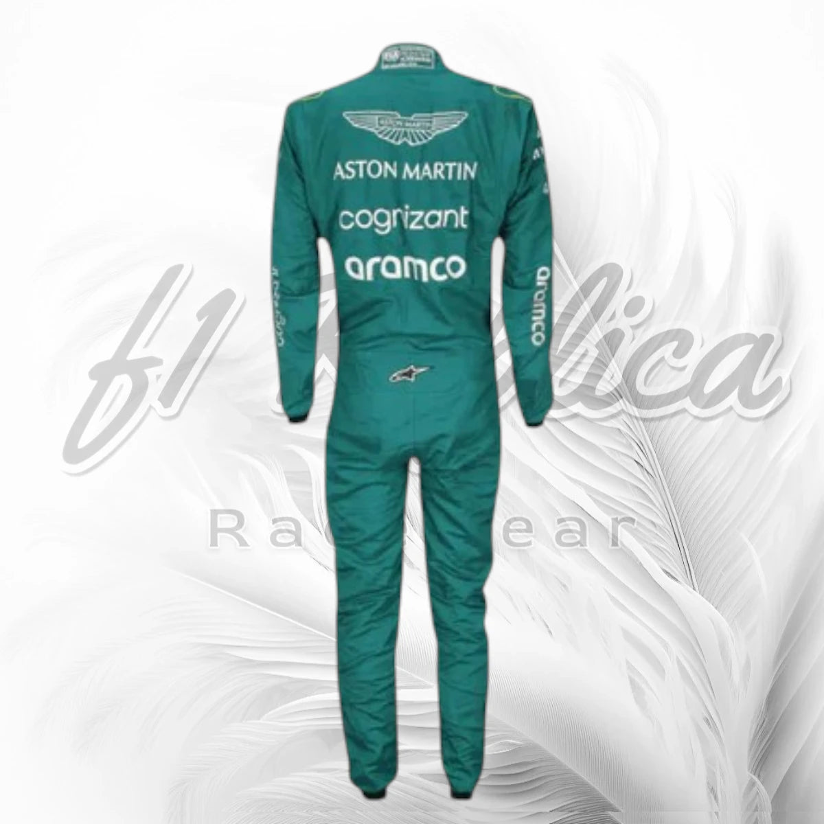 2022 Lance Stroll Aston Martin Cognizant Aramco F1 Racing Suit Replica