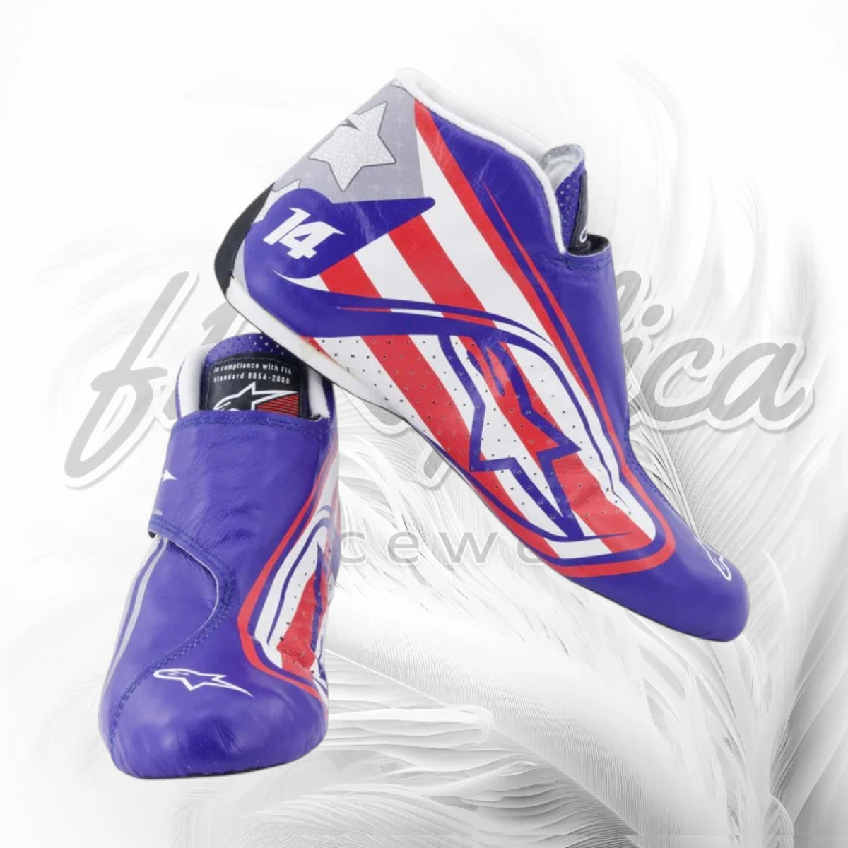 2018 Fernando Alonso US GP Special Used McLaren F1 Boots