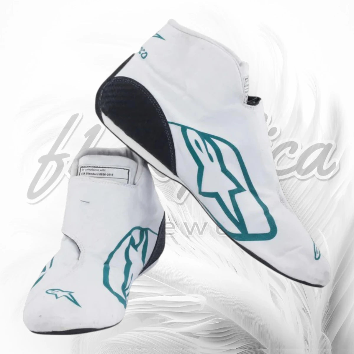 2023 Lance Stroll Race Used Aston Martin F1 Boots