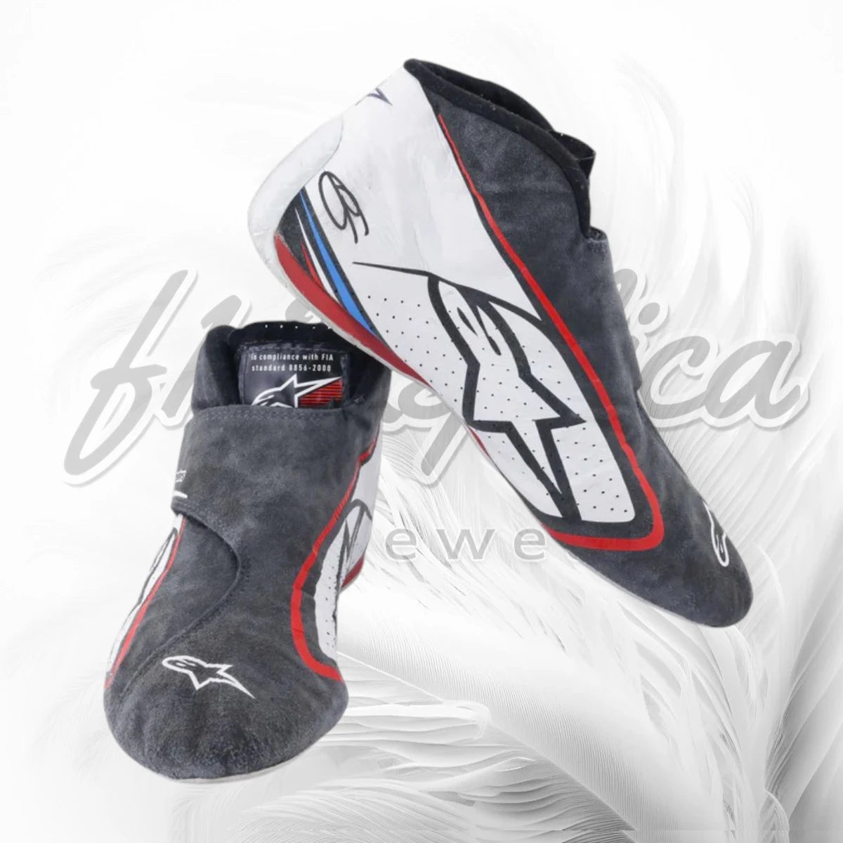 2018 Romain Grosjean Race Used Haas F1 Boots