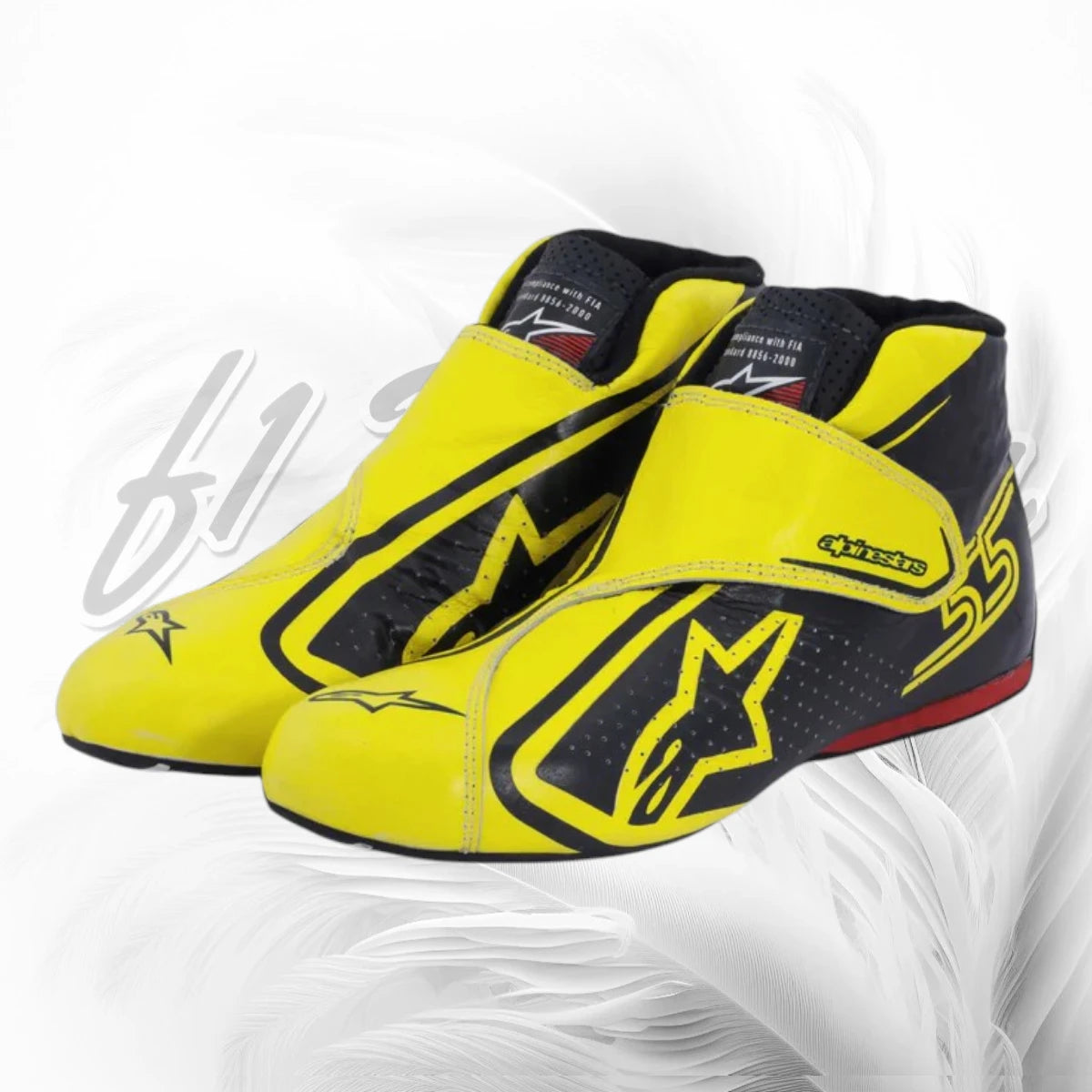 2018 Carlos Sainz Race Used Renault F1 Boots