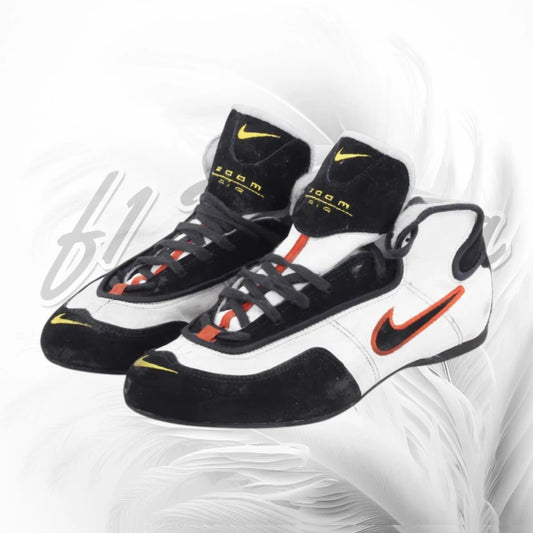1998 Michael Schumacher Used Nike Scuderia Ferrari F1 Boots