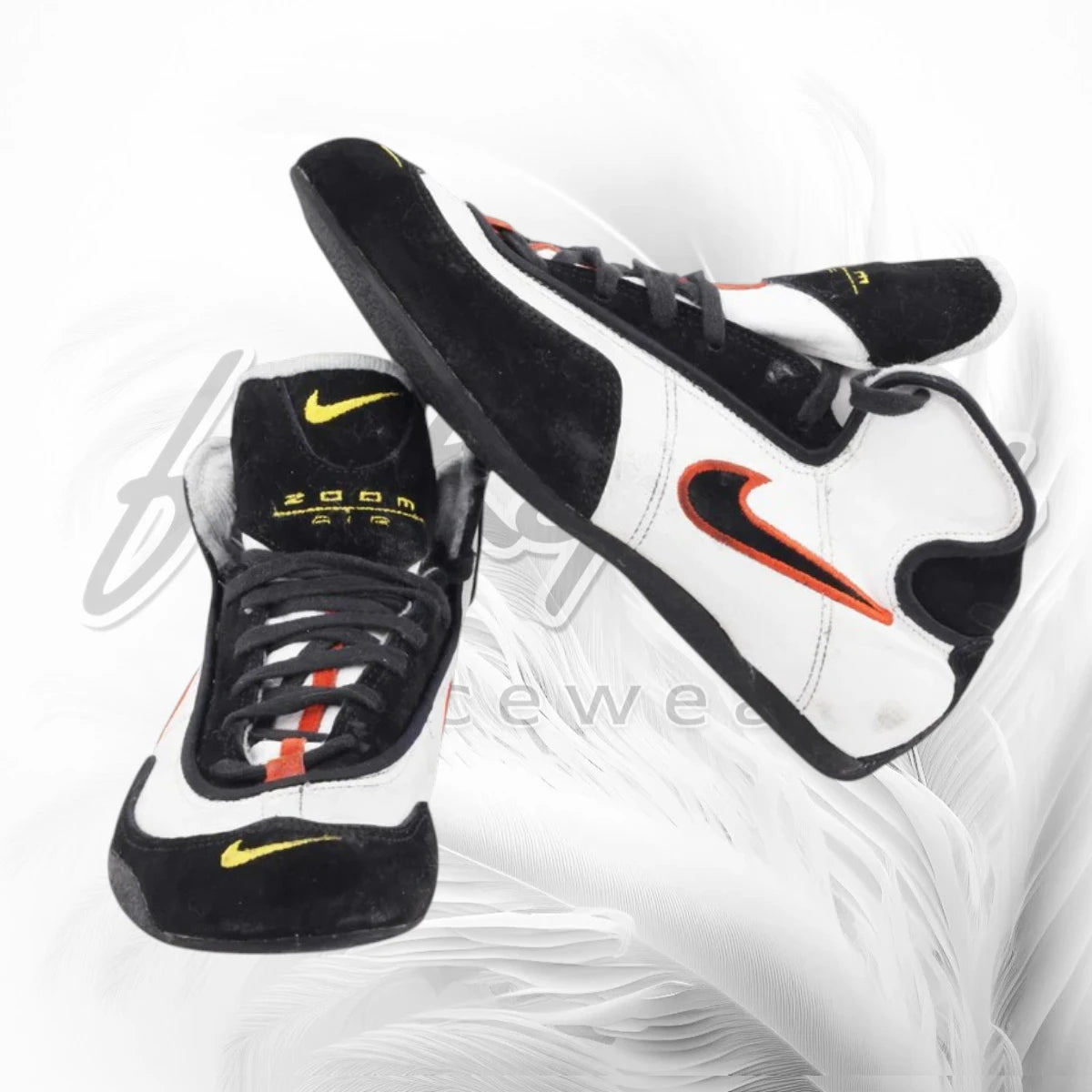 1998 Michael Schumacher Used Nike Scuderia Ferrari F1 Boots