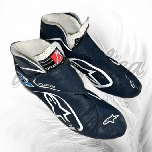 2015 Valtteri Bottas Williams Martini Racing F1 Race Used Alpinestars Boots