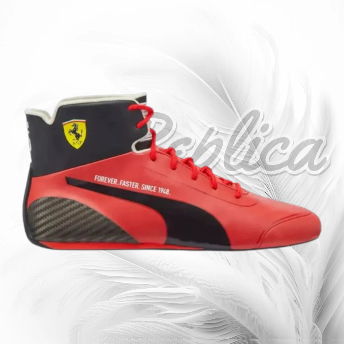Scuderia Ferrari Puma F1 Race Shoes | Red Ferrari Motorsport Racing Boots