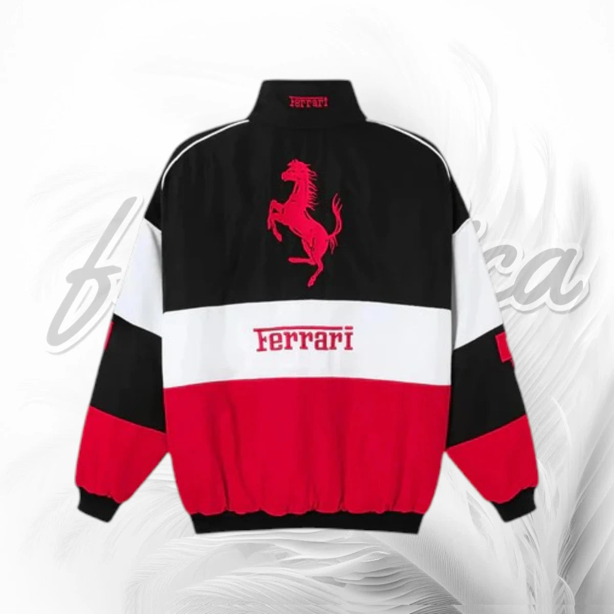 Ferrari Vintage F1 Racing Jacket | Retro Scuderia Ferrari Motorsport Jacket