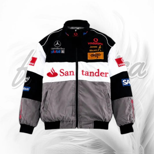 Vintage McLaren Mercedes Vodafone F1 Racing Jacket | Formula 1 Motorsport Jacket