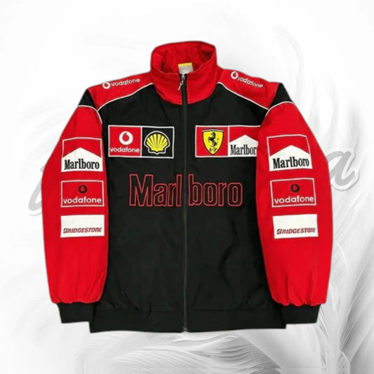 Vintage Ferrari Marlboro Racing Jacket | Retro Formula 1 Motorsport Jacket