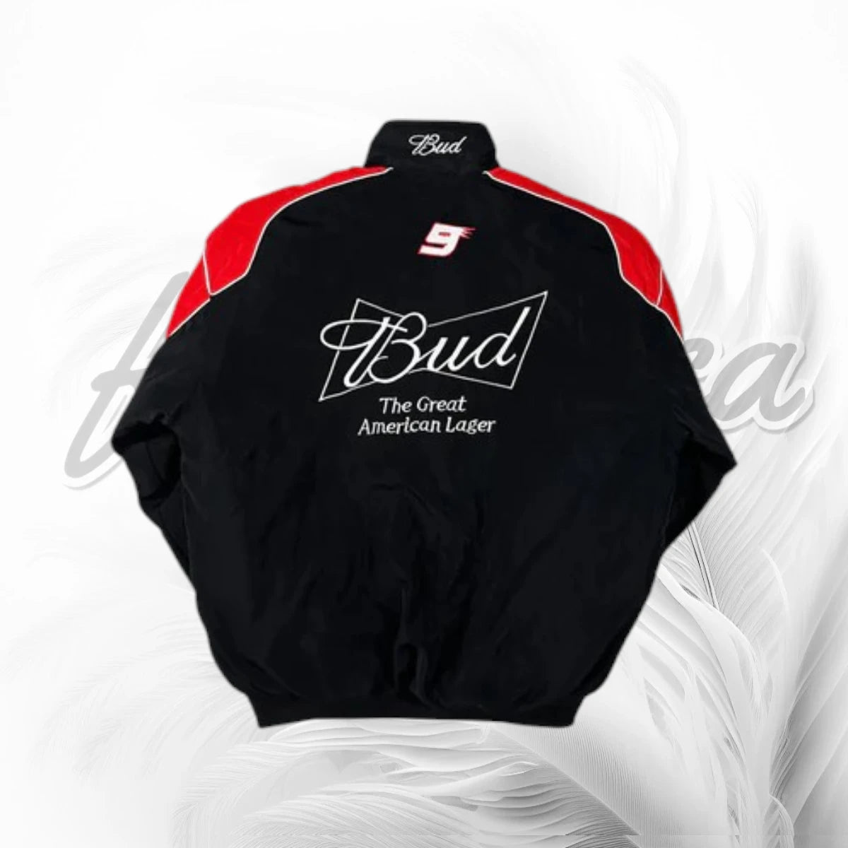 Vintage Budweiser NASCAR Racing Jacket | Retro Motorsport Bomber Jacket
