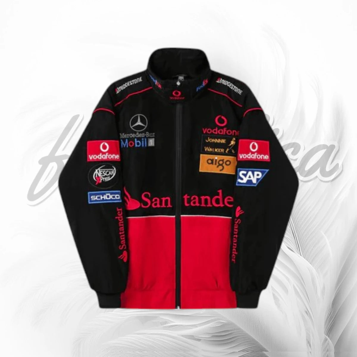 Vintage McLaren Mercedes Vodafone F1 Team Jacket | Retro Formula 1 Racing Jacket