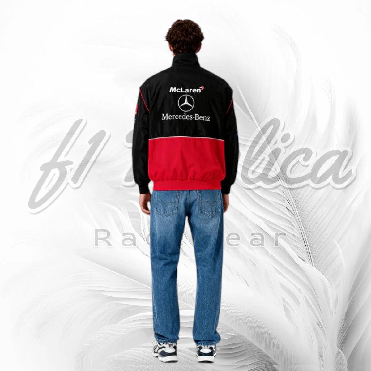 Vintage McLaren Mercedes Vodafone F1 Team Jacket | Retro Formula 1 Racing Jacket