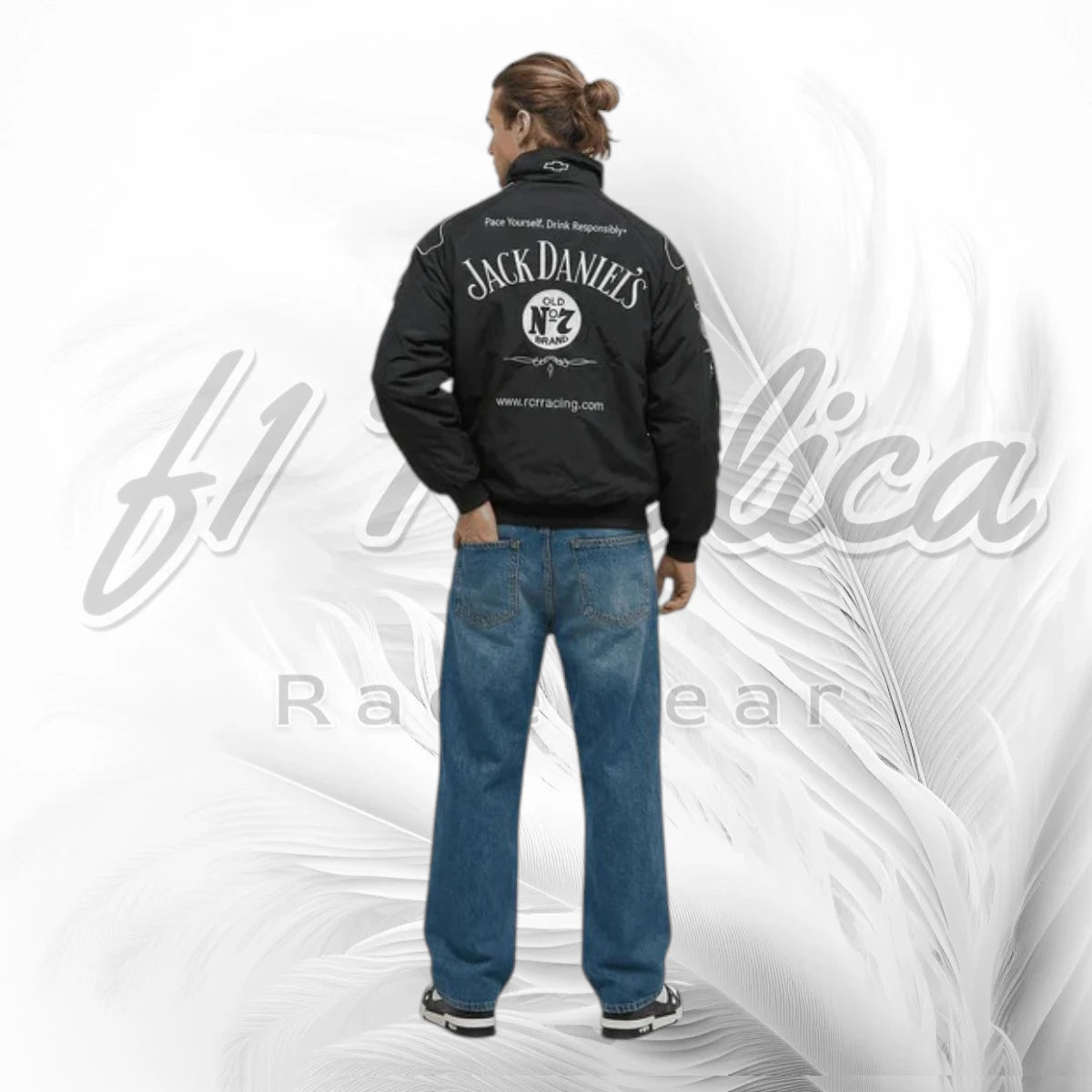 Vintage Jack Daniel’s NASCAR Racing Jacket | Black Retro Motorsport Jacket