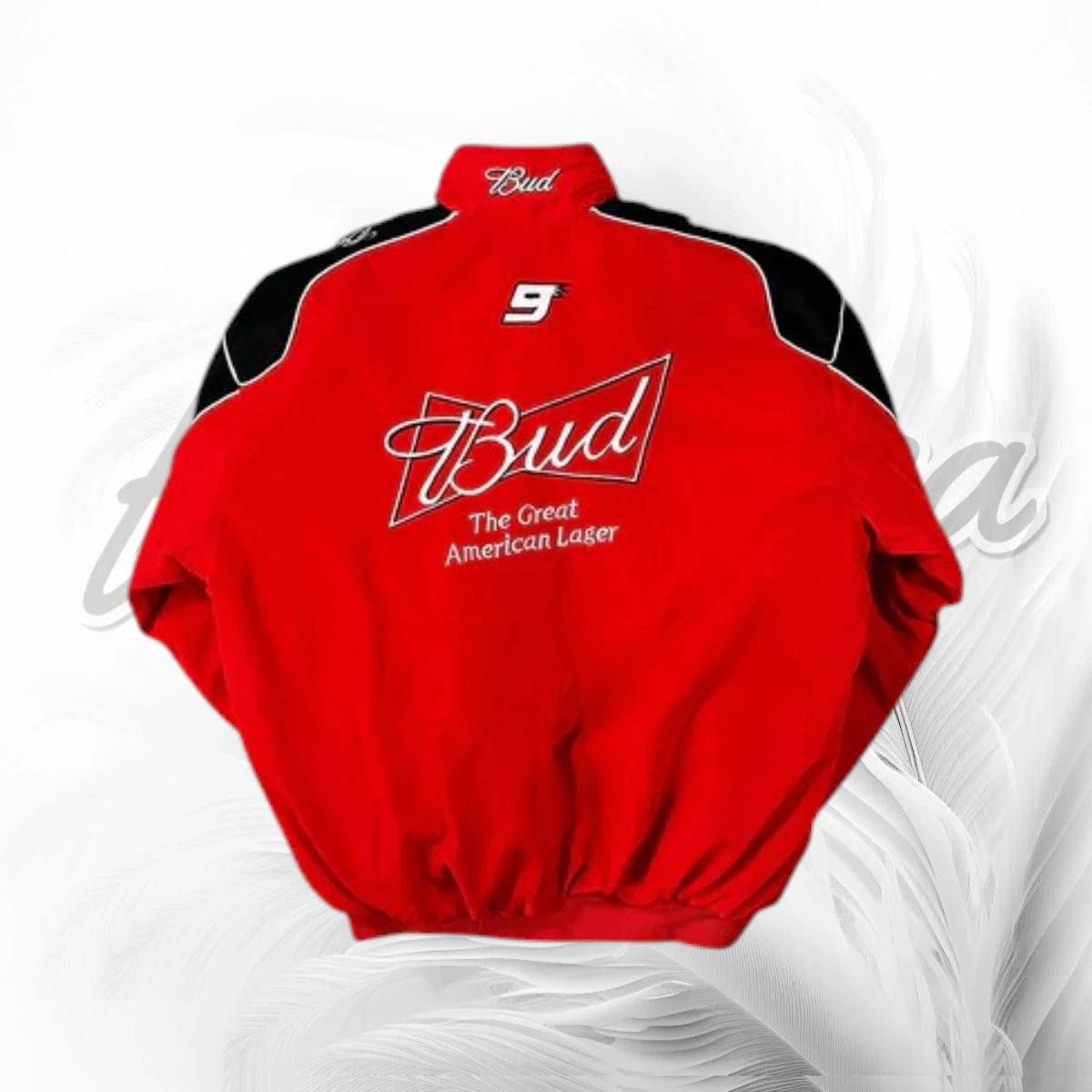 Vintage Budweiser NASCAR Racing Jacket | Red Motorsport Track Jacket