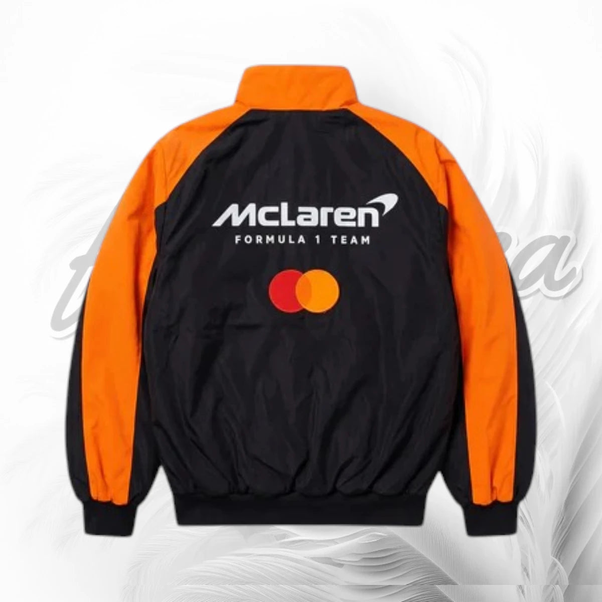 McLaren Formula 1 Team Racing Jacket | Orange Black Motorsport Jacket