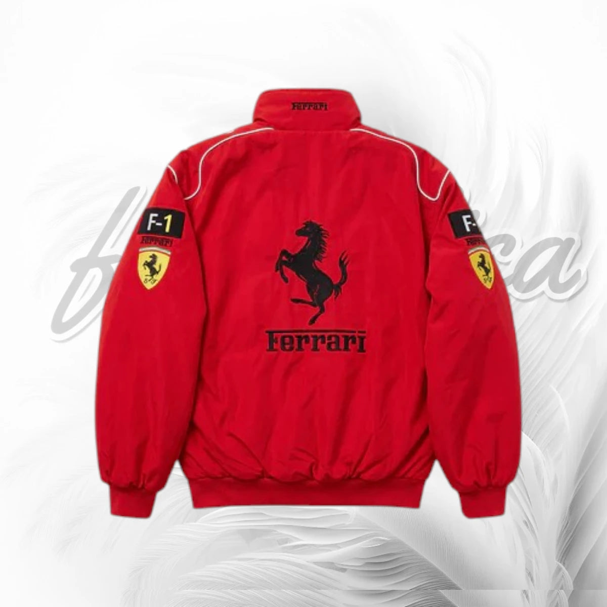 Ferrari Vintage F1 Racing Jacket | Classic Scuderia Ferrari Motorsport Jacket