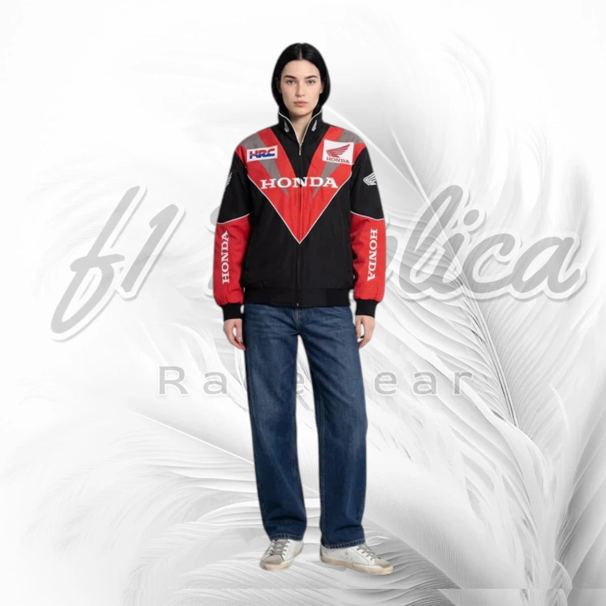 Vintage Honda HRC Racing Jacket | Classic Honda Motorsport Team Jacket
